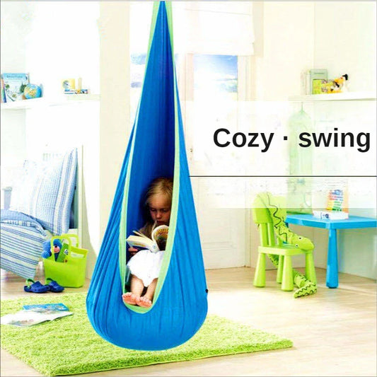 Children's Hanging Chair Swing with Inflatable Cushion