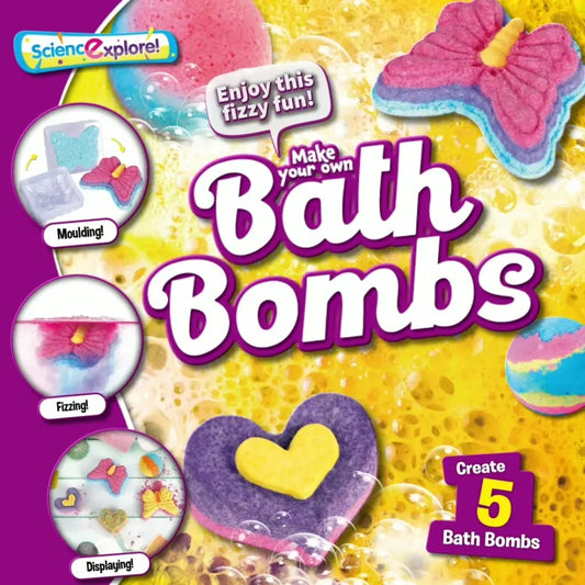 STEMology DIY Bath Bomb Science Kit for Kids