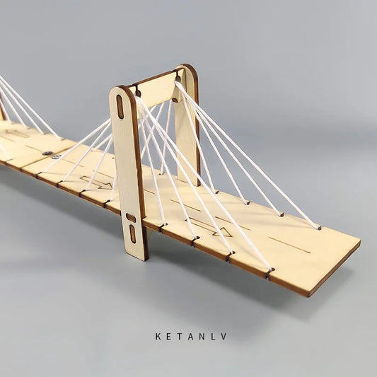 Explore Engineering with the DIY Cable Bridge STEM Model Kit