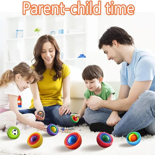 3D Gyro Ball Fidget Toy – Rotating Stress Relief Spinner