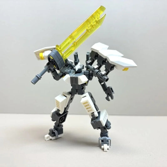 Armored Robot Eagle Mech Block Set for Hands-On Learning
