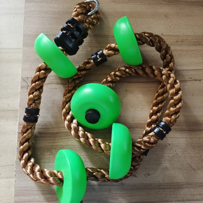 Disc Climbing Rope Swing for Kids Indoor & Outdoor Play