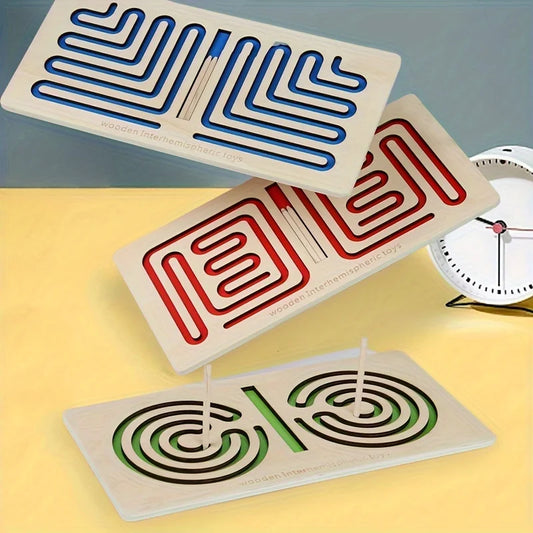 Montessori Coordination Puzzle for Trajectory Tracing & Learning