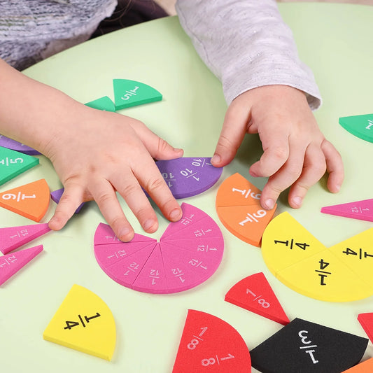 STEM Fraction Set – 51pc Hands-On Math Learning Kit
