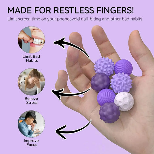 Magnetic Silicone Sensory Balls for Stress Relief and Fidgeting suitable for children and adults