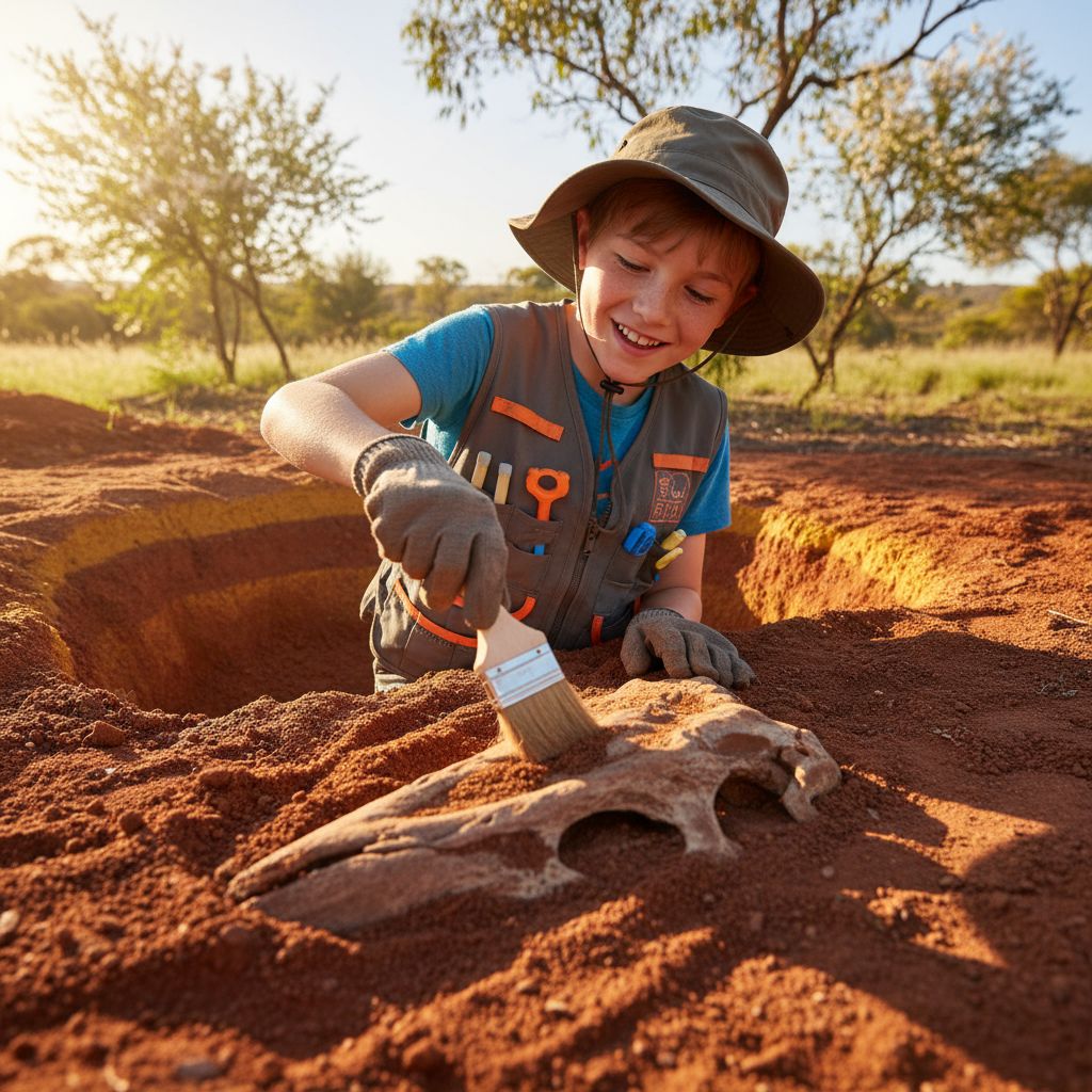 Fossil Hunters: Hands-On Paleontology Digs and Dino Discoveries for Young Australian Explorers