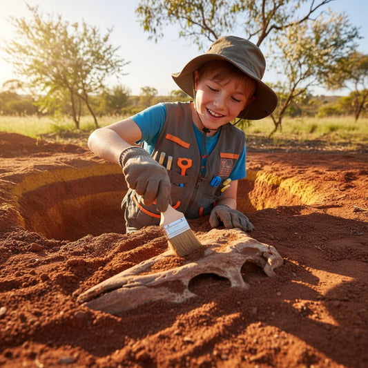 Fossil Hunters: Hands-On Paleontology Digs and Dino Discoveries for Young Australian Explorers