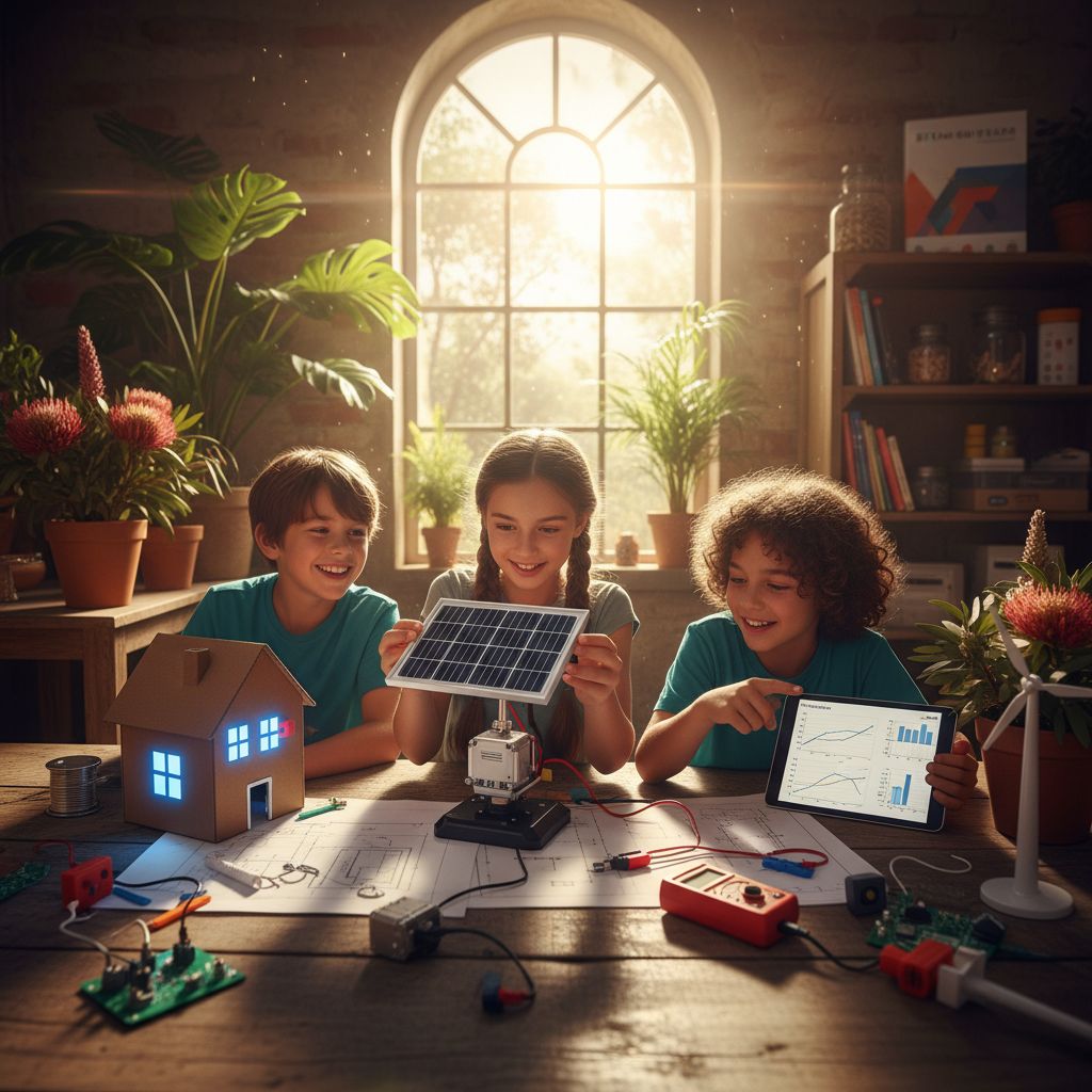 Solar Power Sparks: Hands-On Renewable Energy Experiments for Young Australian Innovators