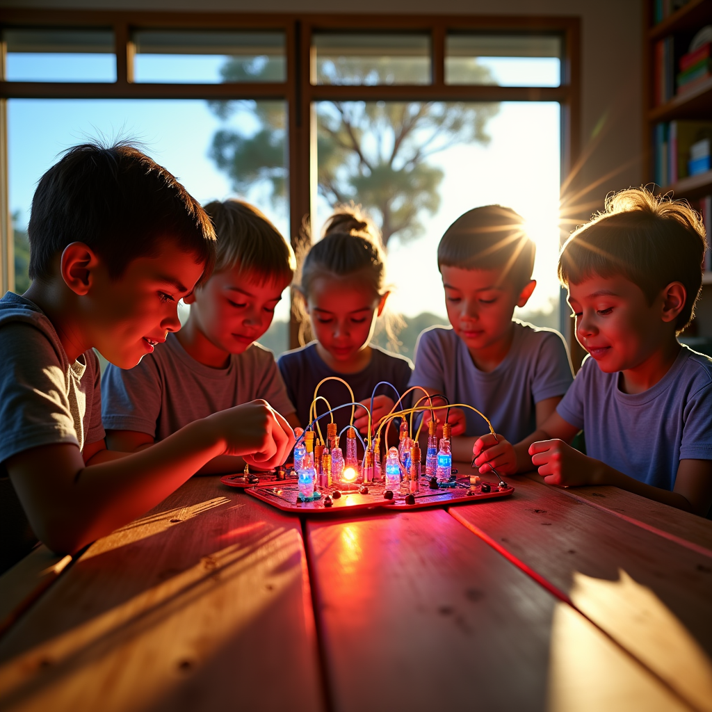 Electricity Explorers: Spark-Safe Circuit Building for Young Inventors