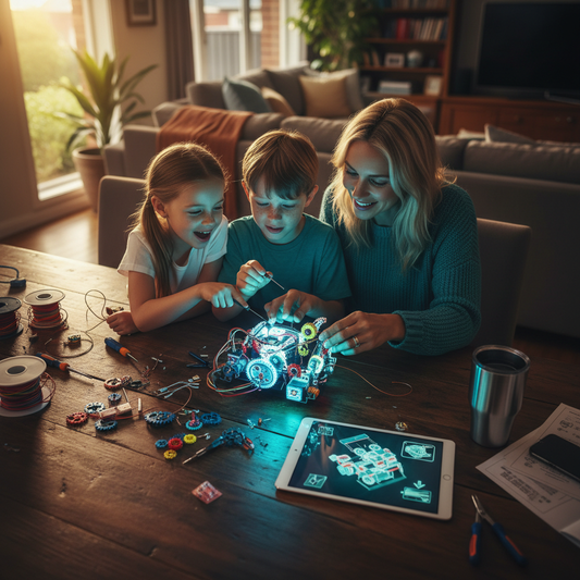 Beyond the Screen: Strengthening Family Bonds Through Collaborative STEM Projects
