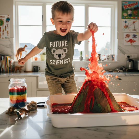 Erupting Earth: Volcanic and Seismic STEM Experiments for Young Australian Earth Scientists