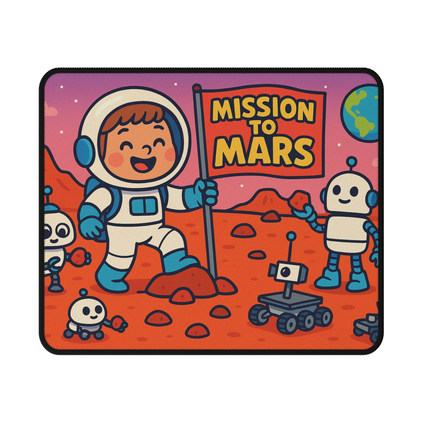 Mission to Mars Non-Slip Gaming Mouse Pad