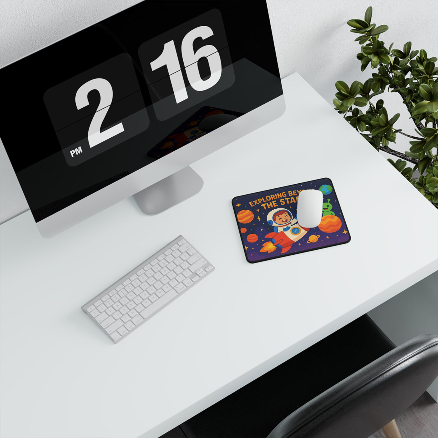 Exploring Beyond the Stars Non-Slip Gaming Mouse Pad