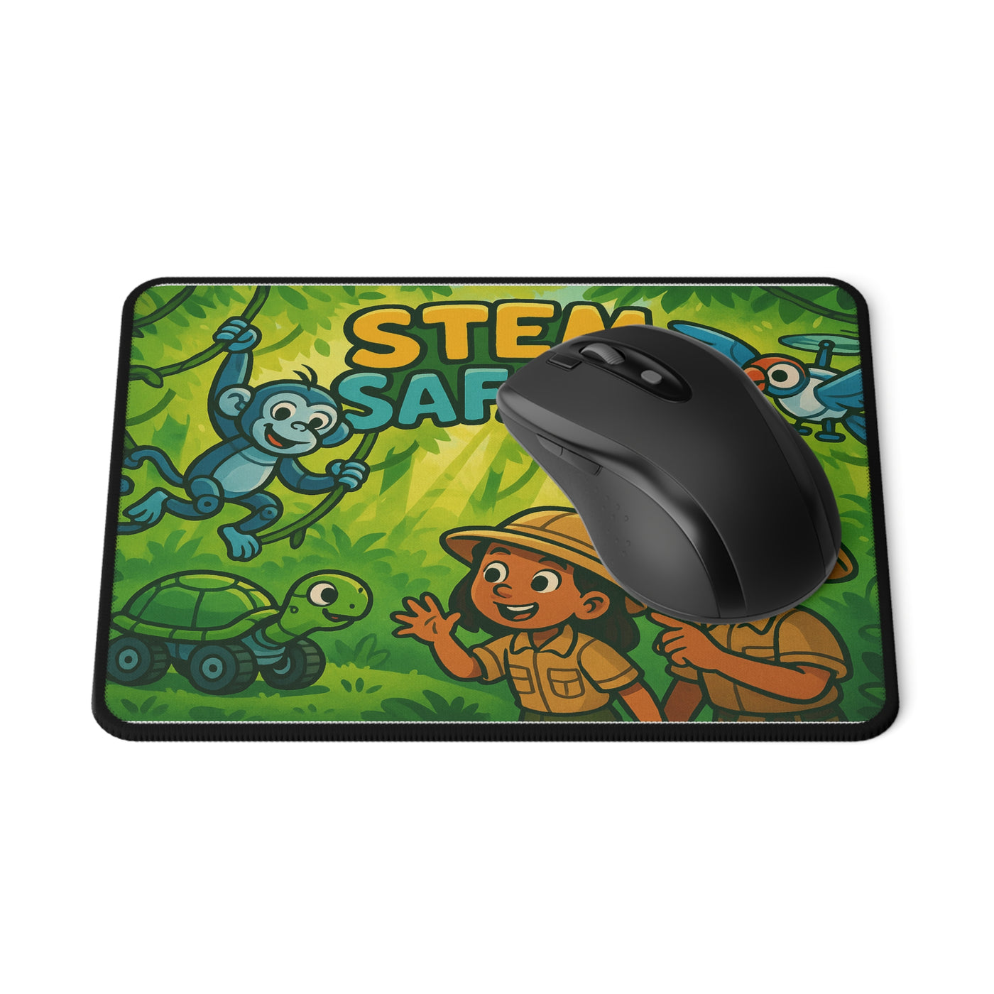 Stem Safari Non-Slip Gaming Mouse Pad