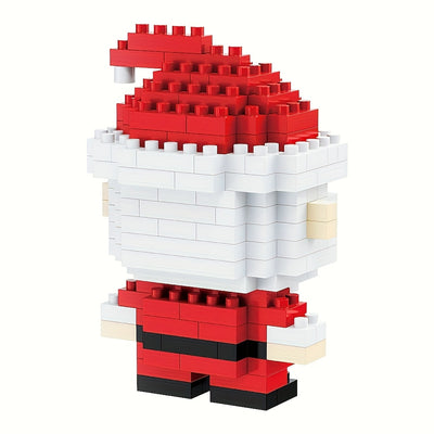 Christmas Mini Blocks Set – Cute Santa, Elf & Reindeer Ornaments