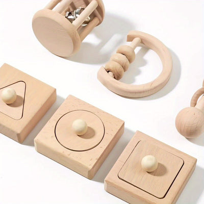 Montessori 6-Piece Cognitive Toy Set – Parent-Child Interactive Play
