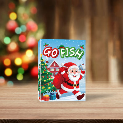 Family Christmas Card Game – Interactive GO FISH Set for Gatherings