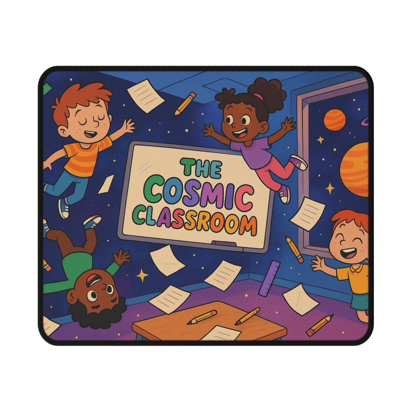 The Cosmic Classroom Non-Slip Gaming Mouse Pad