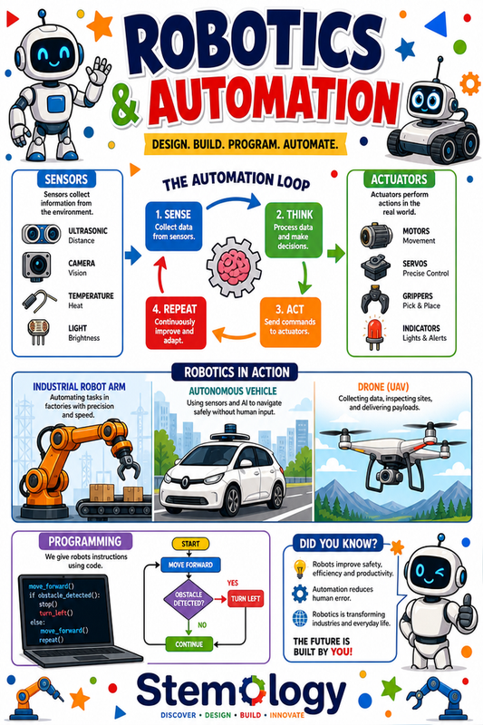 Robotics — STEM Educational Poster