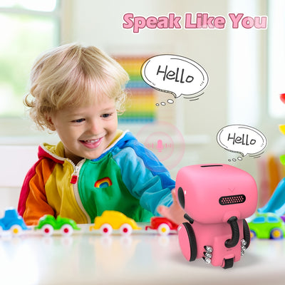 Pink Learning Robot – Singing, Dancing, Recording & Voice Commands