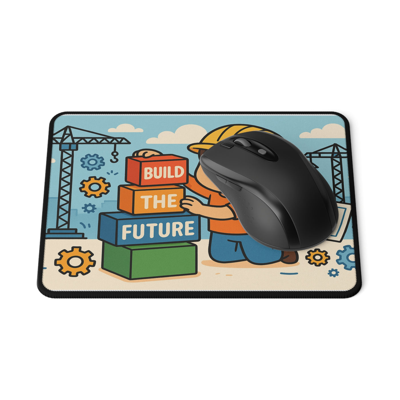 Build the Future Non-Slip Gaming Mouse Pad