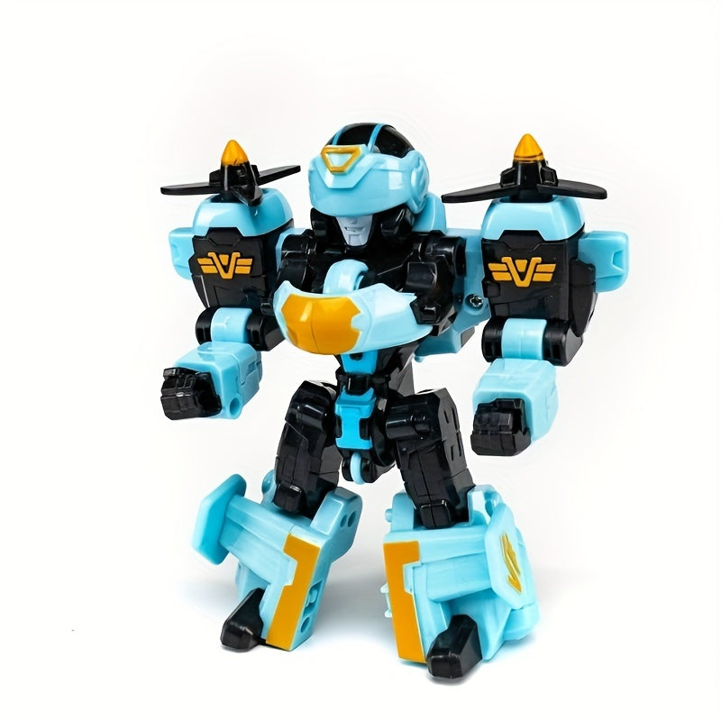 Transforming Robot Airplane Toy – Educational Assembly Gift