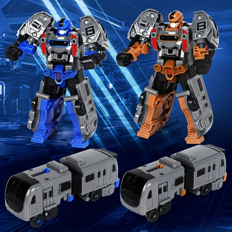 Transforming Robot & Train – Educational Puzzle Action Toy