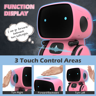 Pink Learning Robot – Singing, Dancing, Recording & Voice Commands