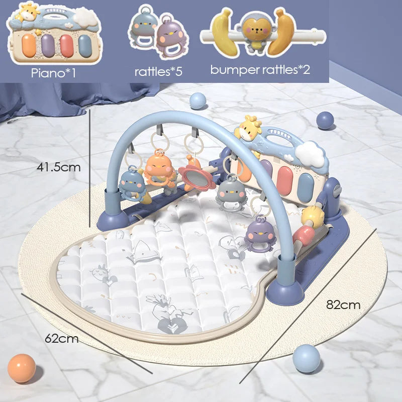 Baby Piano Gym Tummy Time Playmat