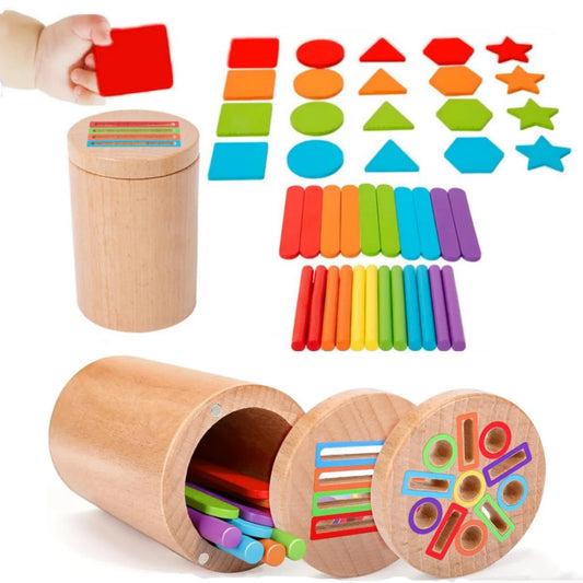 Montessori Color Matching Cups – 3-in-1 Fine Motor Learning Toy