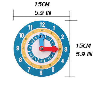Montessori Wooden Learning Clock Toy