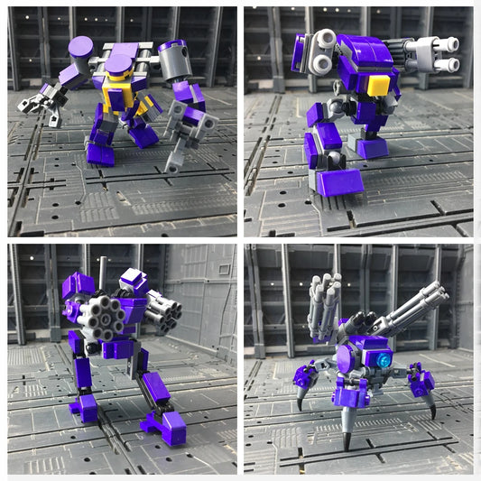 Mecha Robots Granular Building Blocks