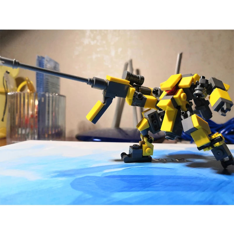 Mecha Robots Granular Building Blocks