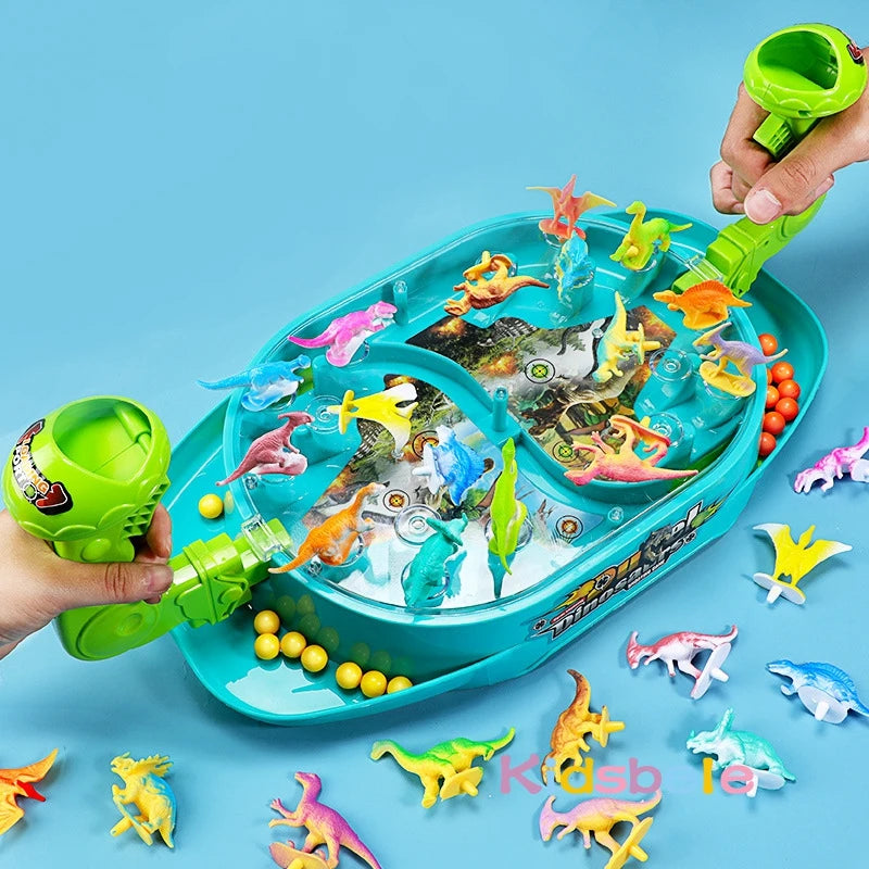 Dinosaur Catapult Marble Battle Game