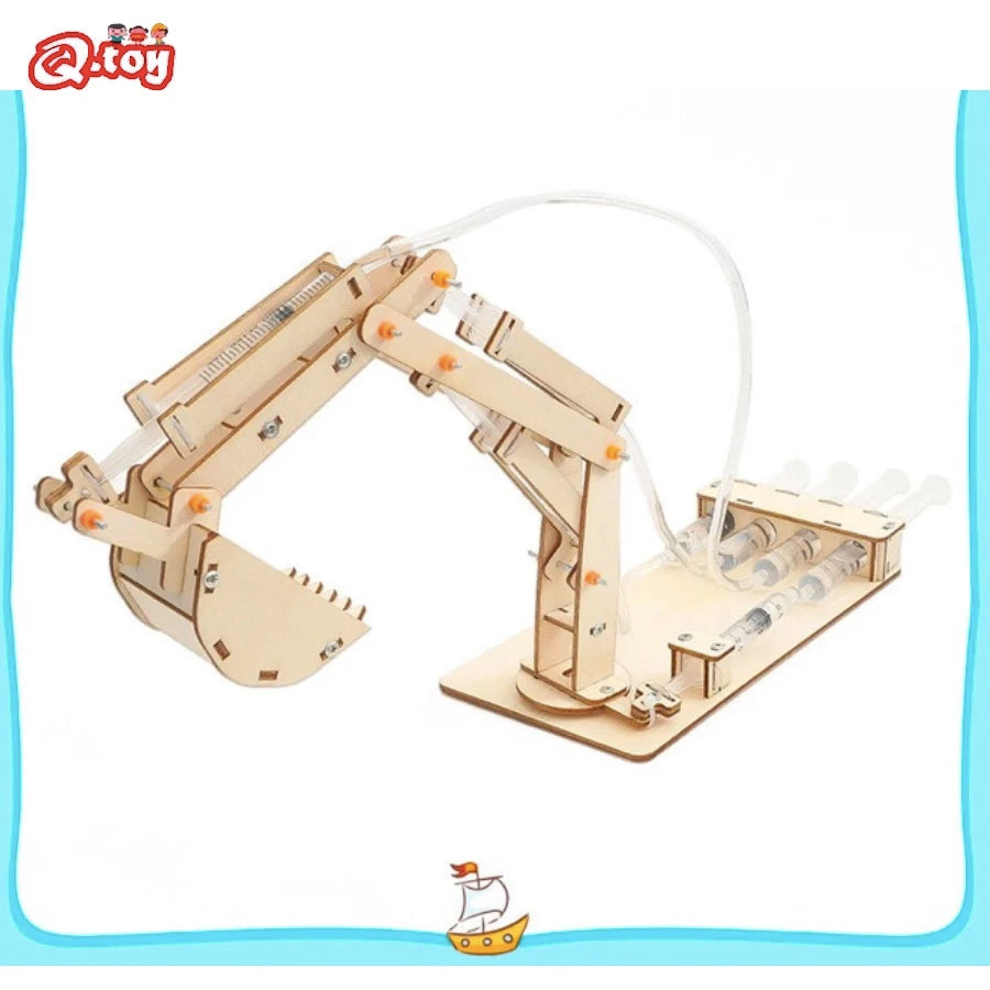 DIY Wooden Elevator STEM Puzzle Kit