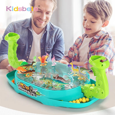 Dinosaur Catapult Marble Battle Game