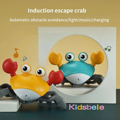 Interactive Crawling Crab Toy with Lights and Music