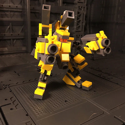 Mecha Robots Granular Building Blocks