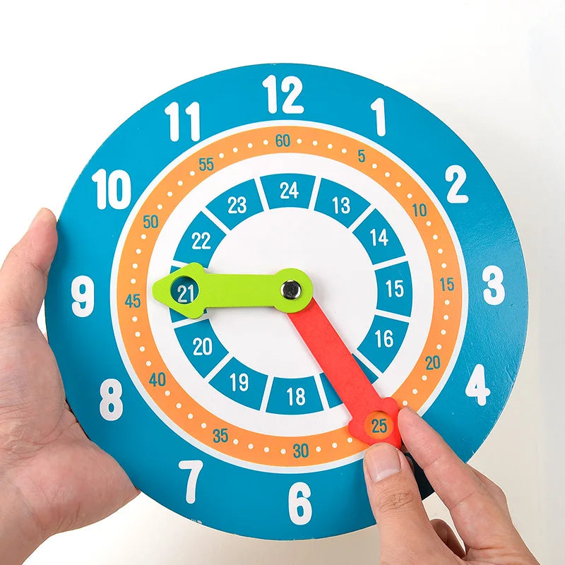 Montessori Wooden Learning Clock Toy