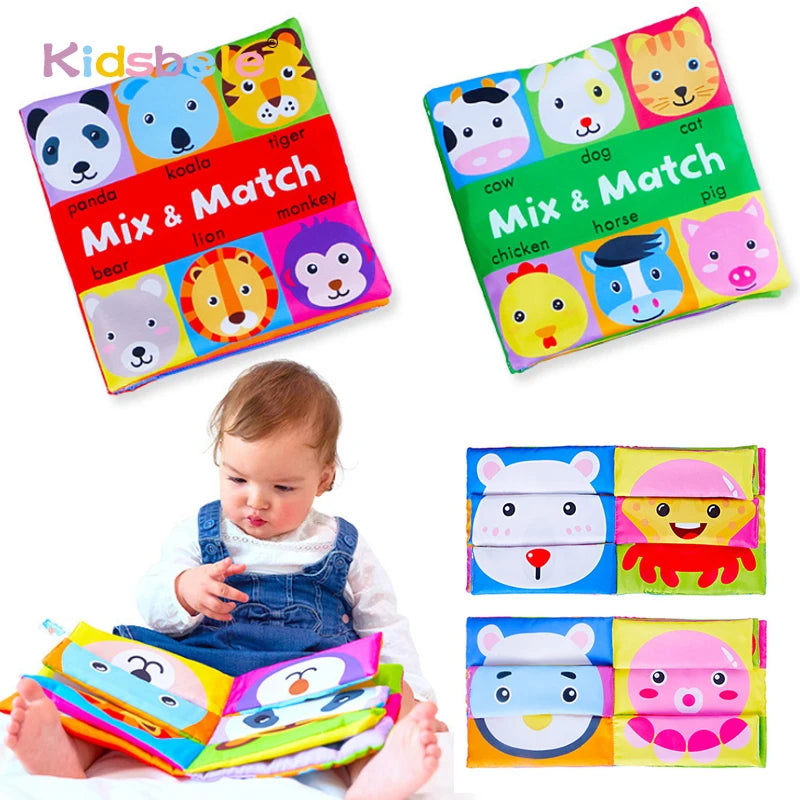 Colorful Soft Crinkle Books for Babies