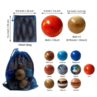 10-Piece Solar System Stress Balls