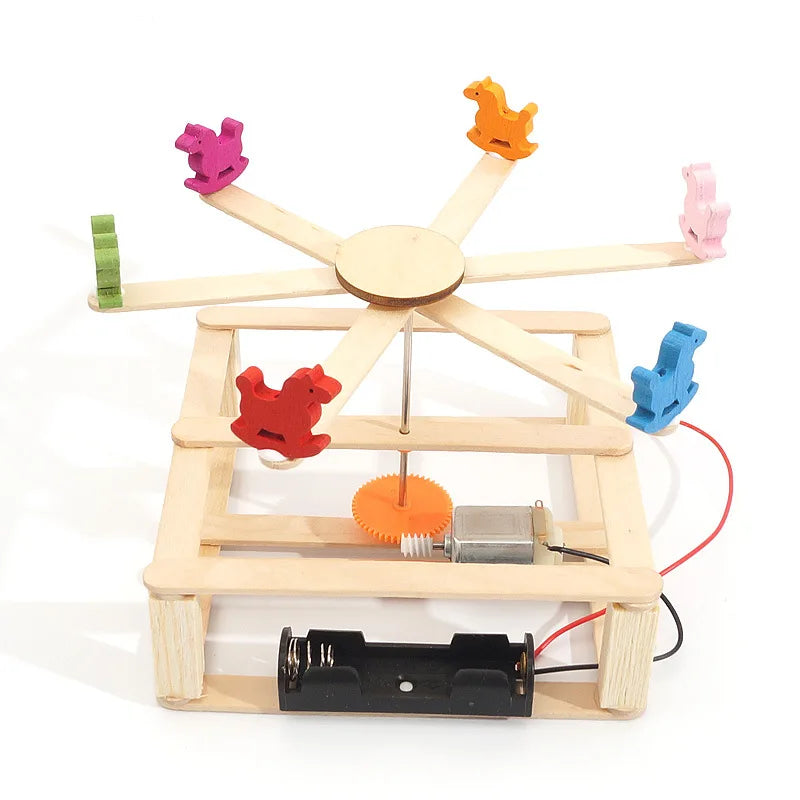 DIY Wooden Elevator STEM Puzzle Kit