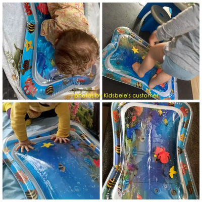 Inflatable Water Play Mat for Tummy Time Fun
