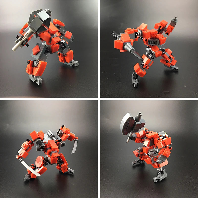 Mecha Warrior Robot Building Blocks Toy
