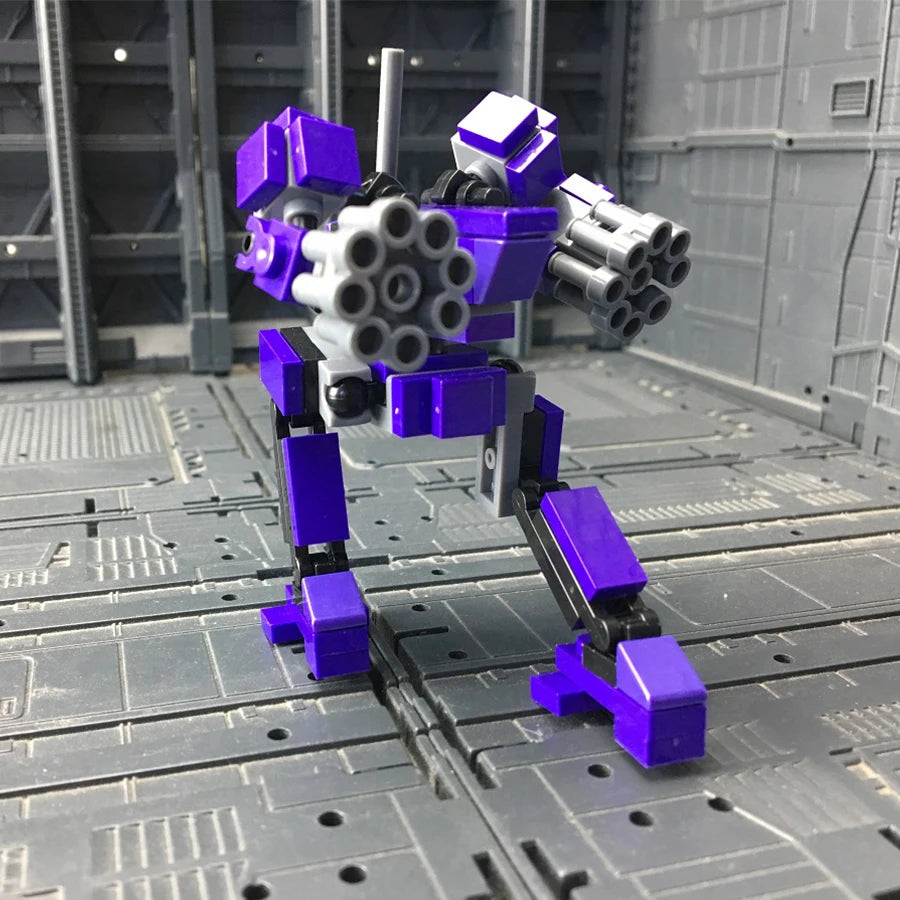 Mecha Robots Granular Building Blocks
