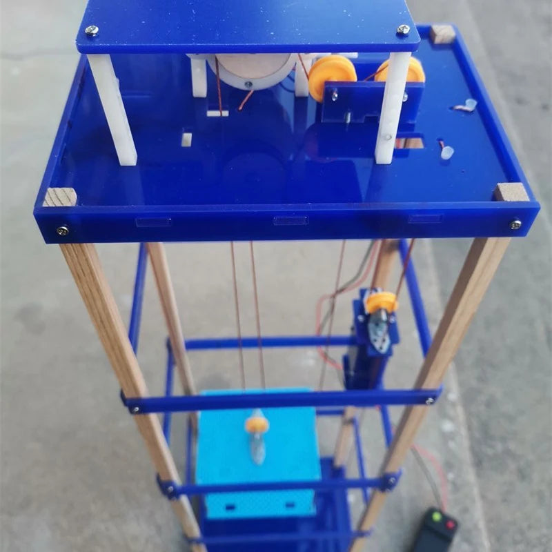 DIY Elevator Model STEM Physics Toy for Kids