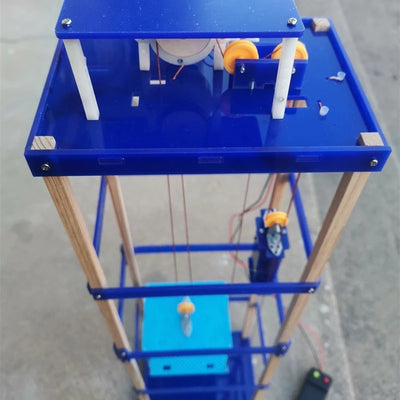 DIY Elevator Model STEM Physics Toy for Kids
