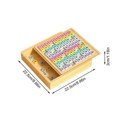Wooden Sudoku Puzzle Board with Number Drawer