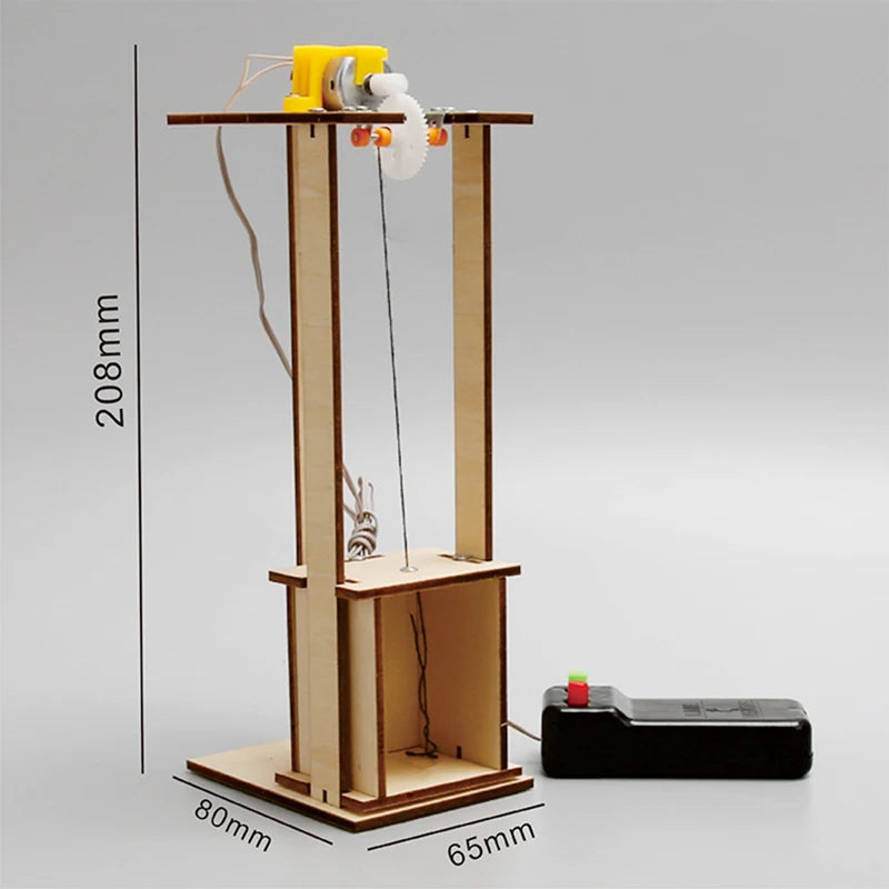 Wooden Elevator Model Science Kit