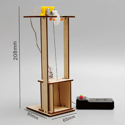 Wooden Elevator Model Science Kit